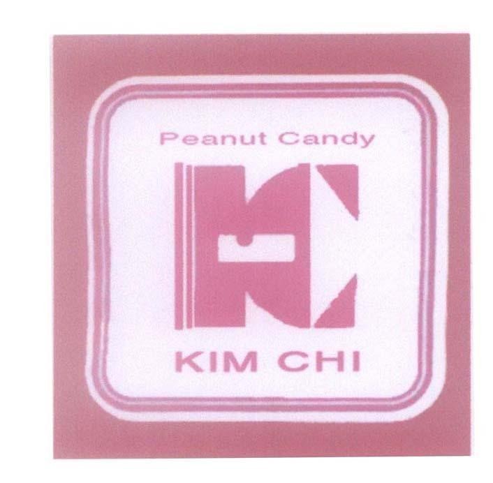 Mẫu nhãn hiệu KC KIM CHI Peanut Candy