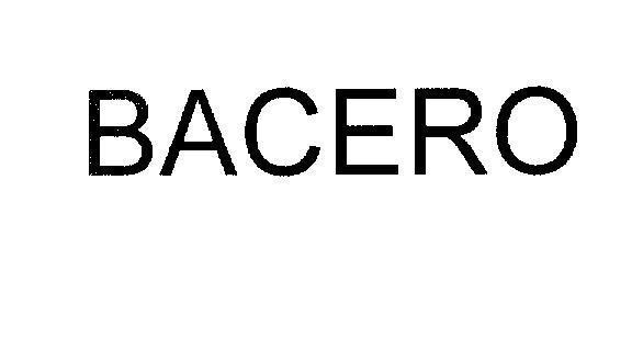 Mẫu nhãn hiệu BACERO