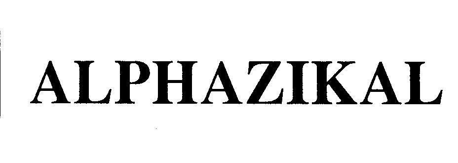 Mẫu nhãn hiệu ALPHAZIKAL