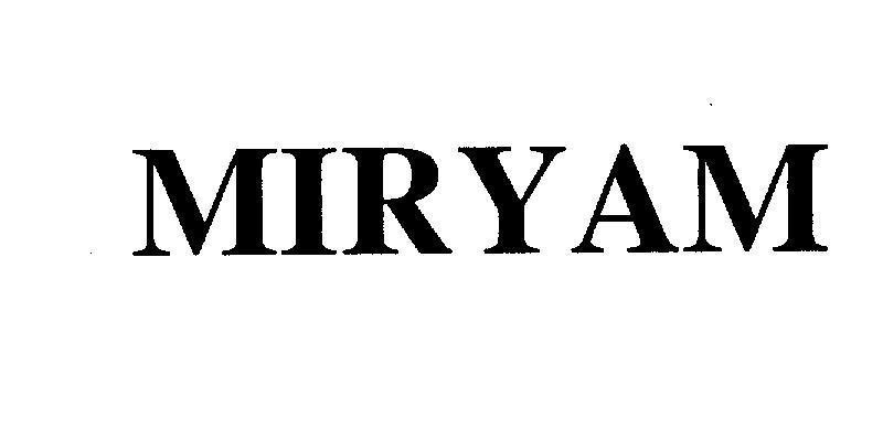 Mẫu nhãn hiệu MIRYAM
