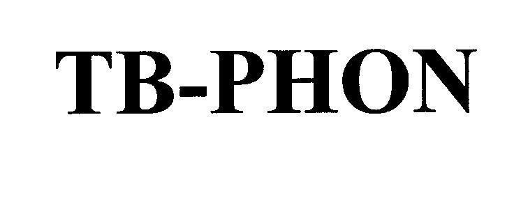 Mẫu nhãn hiệu TB - PHON
