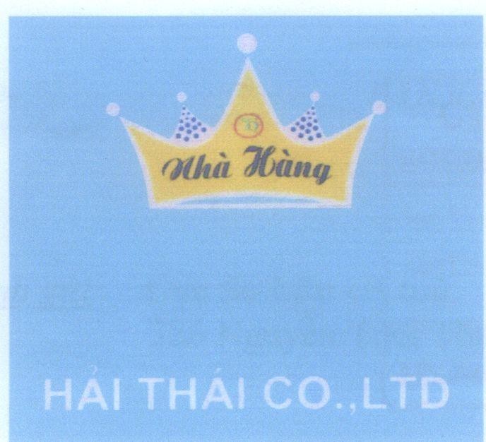 Mẫu nhãn hiệu h t Hải Thái CO.,LTD Nhà Hàng