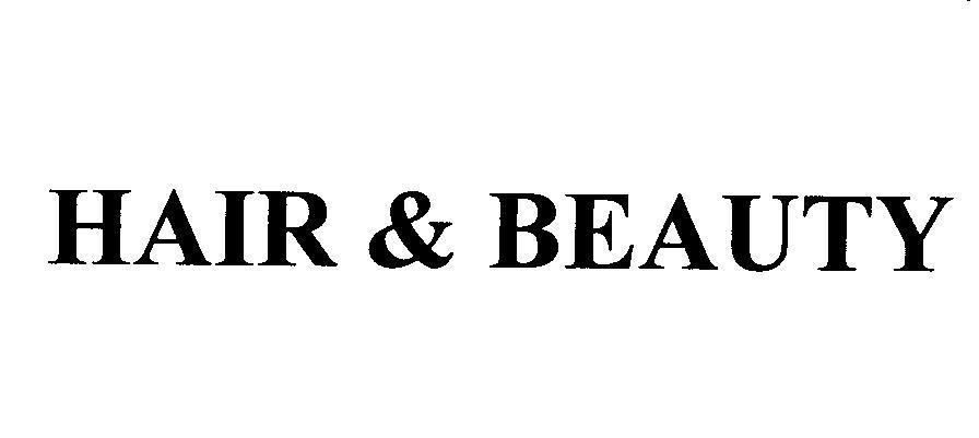 Mẫu nhãn hiệu HAIR & BEAUTY
