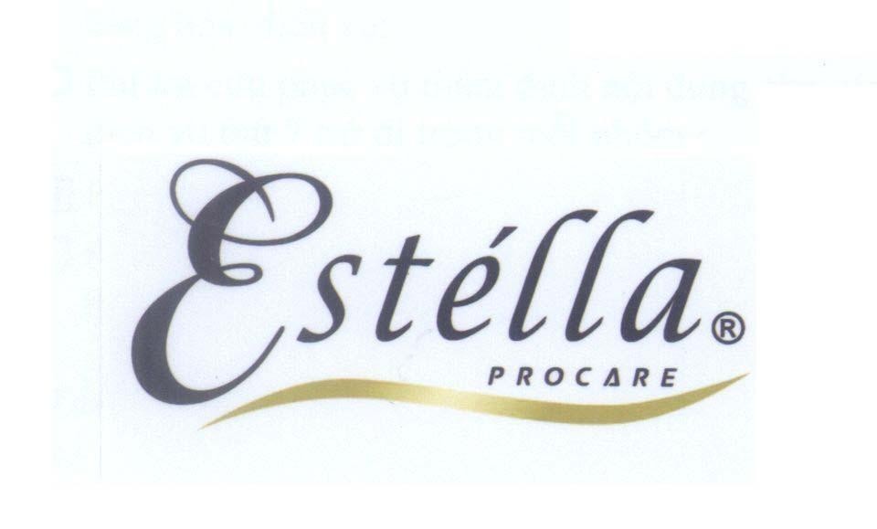 Mẫu nhãn hiệu Estélla PROCARE