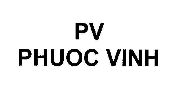 Mẫu nhãn hiệu PV PHUOC VINH