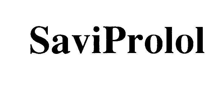 Mẫu nhãn hiệu SaviProlol