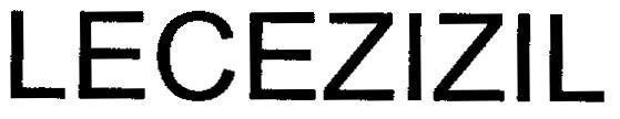 Mẫu nhãn hiệu LECEZIZIL