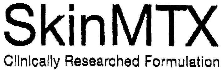 Mẫu nhãn hiệu SkinMTX Clinically Researched Formulation