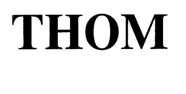Mẫu nhãn hiệu THOM