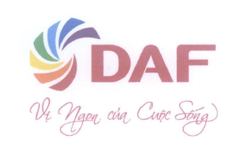 Mẫu nhãn hiệu DAF Vị Ngon của Cuộc Sống