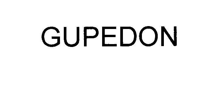 Mẫu nhãn hiệu GUPEDON