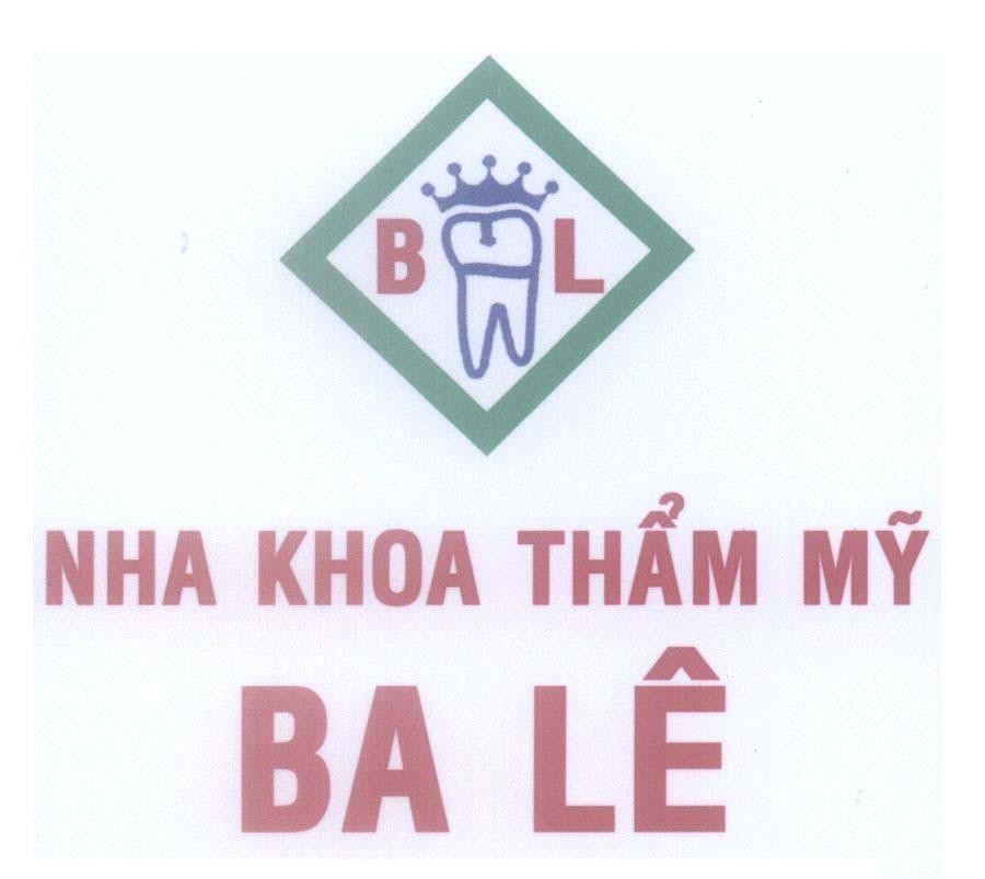 Mẫu nhãn hiệu B L Ba Lê Nha Khoa Thẩm Mỹ