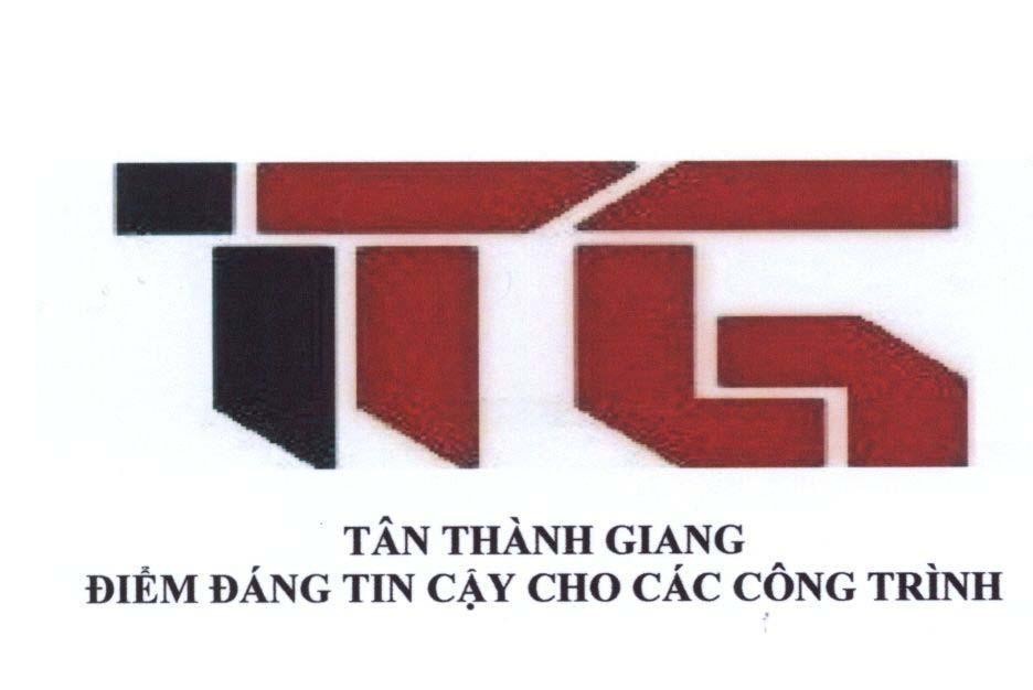 Mẫu nhãn hiệu TTG Tân Thành Giang Điểm Đáng Tin Cậy Cho Các Công Trình