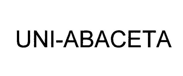 Mẫu nhãn hiệu UNI-ABACETA