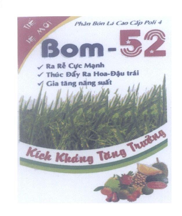 Mẫu nhãn hiệu bom 52 Phân Bón Lá Cao Cấp Poli 4 Ra Rễ Cực Mạnh Thúc Đẩy Ra Hoa Đậu Trái Gia Tăng Năng Suất Kích Kháng Tăng Trưởng