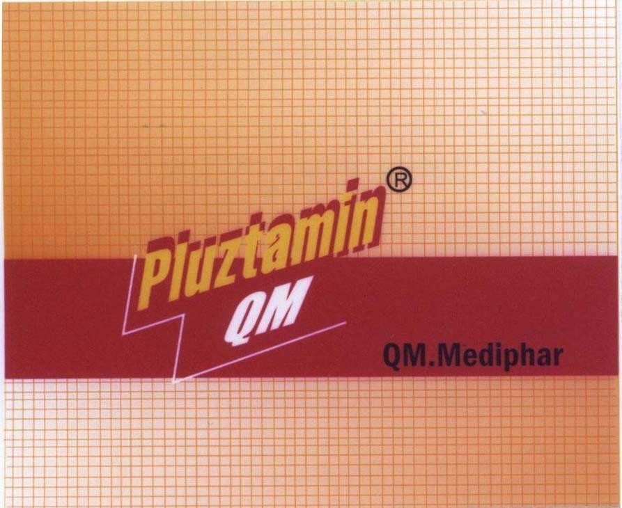 Mẫu nhãn hiệu Pluztamin QM QM.Mediphar