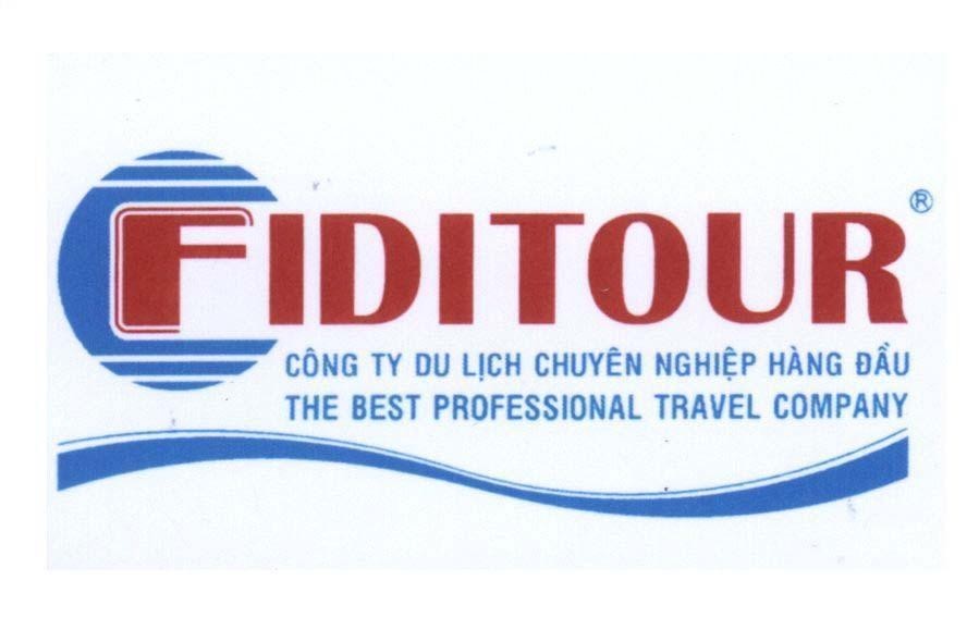 Mẫu nhãn hiệu FIDITOUR Công Ty Du Lịch Chuyên Nghiệp Hàng Đầu The Best Professional Travel
