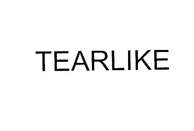 Mẫu nhãn hiệu TEARLIKE