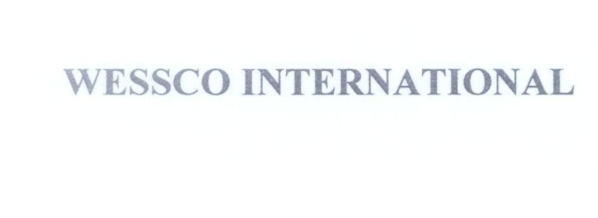 Mẫu nhãn hiệu WESSCO INTERNATIONAL