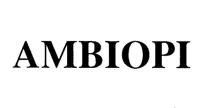 Mẫu nhãn hiệu AMBIOPI