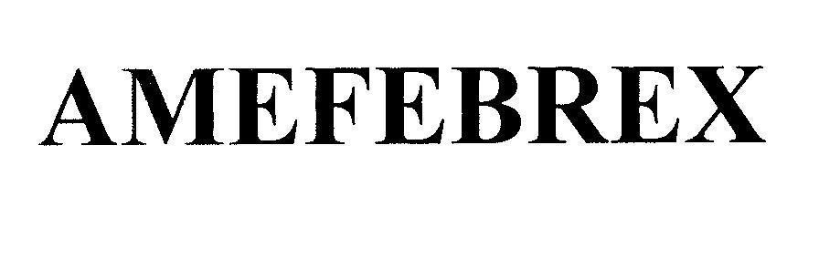 Mẫu nhãn hiệu AMEFEBREX