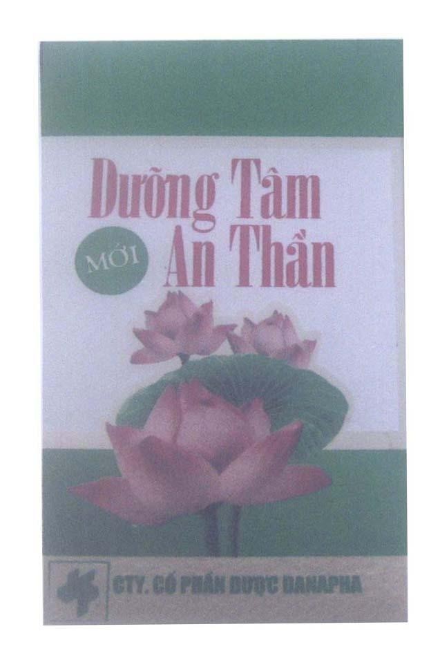 Mẫu nhãn hiệu Dưỡng Tâm An Thần Mới DNP D N P CTy Cổ Phần Dược DANAPHA