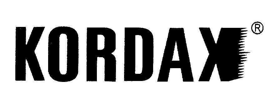 Mẫu nhãn hiệu KORDAX
