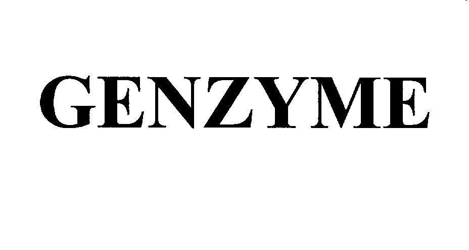 Mẫu nhãn hiệu GENZYME