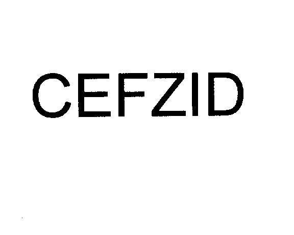 Mẫu nhãn hiệu CEFZID