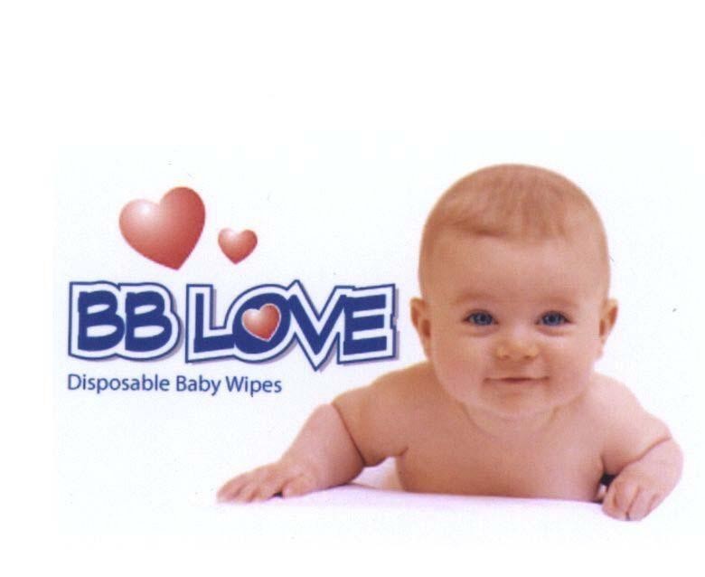 Mẫu nhãn hiệu BB LOVE Disposable Baby Wipes