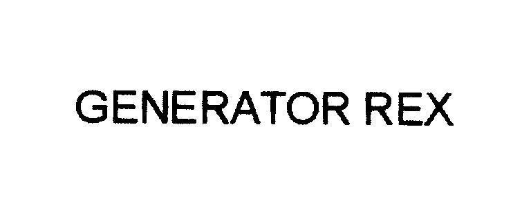 Mẫu nhãn hiệu GENERATOR REX