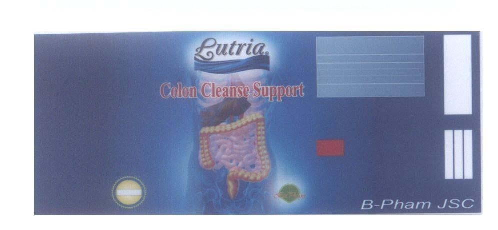 Mẫu nhãn hiệu Lutria B-Pham JSC Colon Cleanse Support BioPharm
