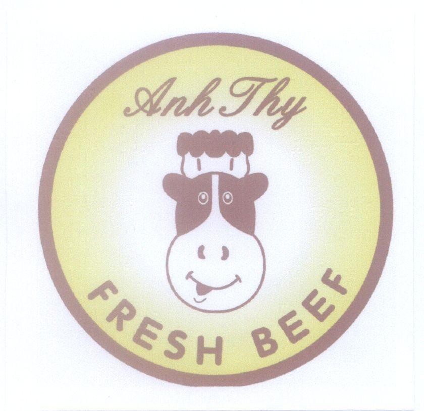 Mẫu nhãn hiệu Anh Thy FRESH BEEF