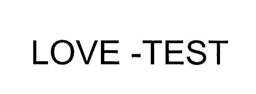 Mẫu nhãn hiệu LOVE - TEST