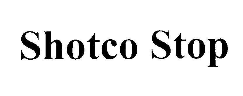 Mẫu nhãn hiệu Shotco Stop