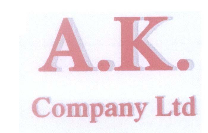 Mẫu nhãn hiệu A.K. Company Ltd