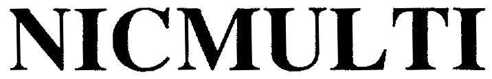 Mẫu nhãn hiệu NICMULTI