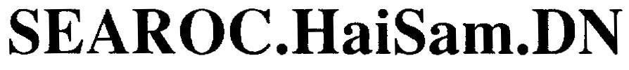 Mẫu nhãn hiệu SEAROC.HaiSam.DN