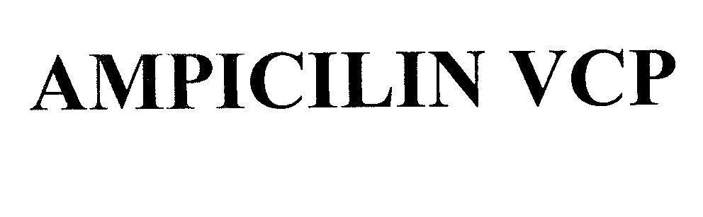 Mẫu nhãn hiệu AMPICILIN VCP
