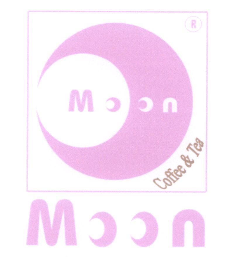 Mẫu nhãn hiệu Moon Coffee & Tea