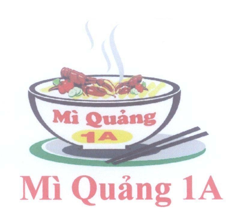 Mẫu nhãn hiệu Mì Quảng 1A