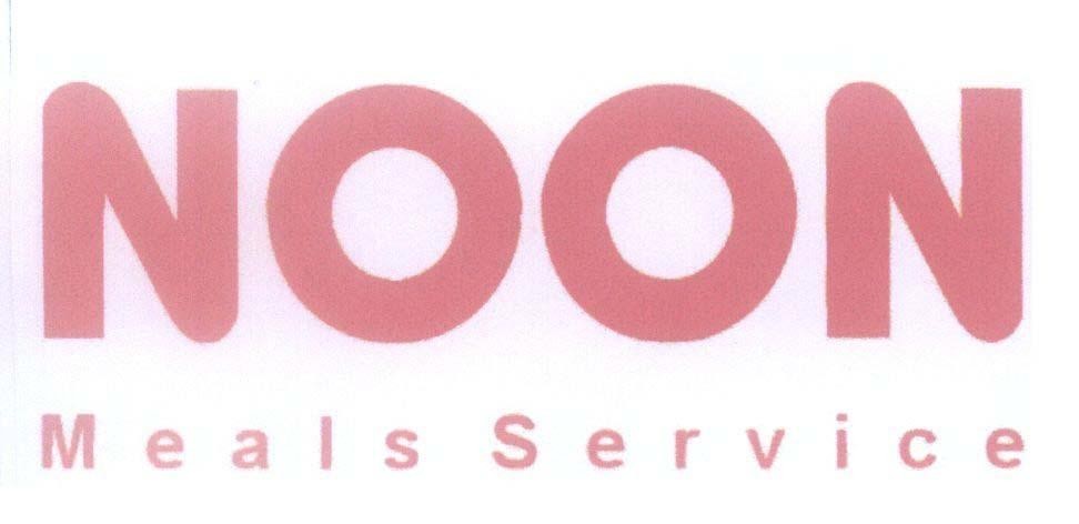 Mẫu nhãn hiệu NOON Meals Service