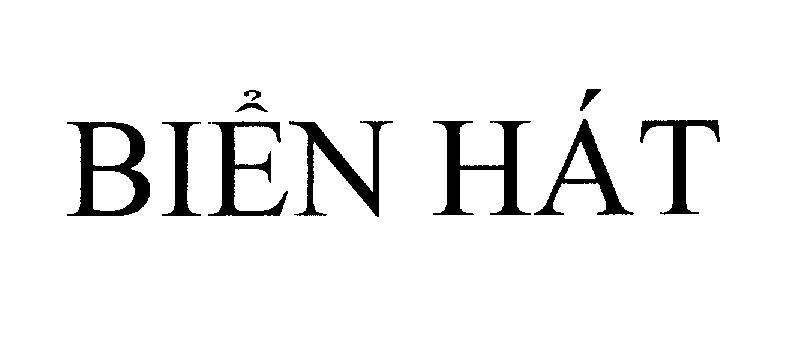 Mẫu nhãn hiệu Biển Hát