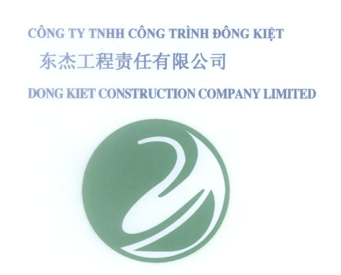 Mẫu nhãn hiệu Công Ty TNHH Công Trình Đông Kiệt DONG KIET CONSTRUCTION COMPANY LIMITED