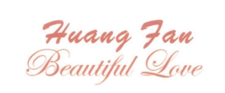 Mẫu nhãn hiệu Huang Fan Beautiful Love
