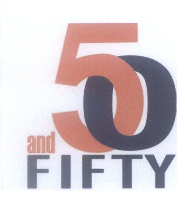 Mẫu nhãn hiệu 50 and FIFTY 5 0