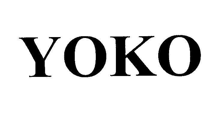 Mẫu nhãn hiệu YOKO
