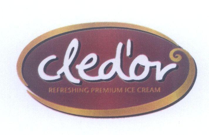 Mẫu nhãn hiệu cled'or REFRESHING PREMIUM ICE CREAM