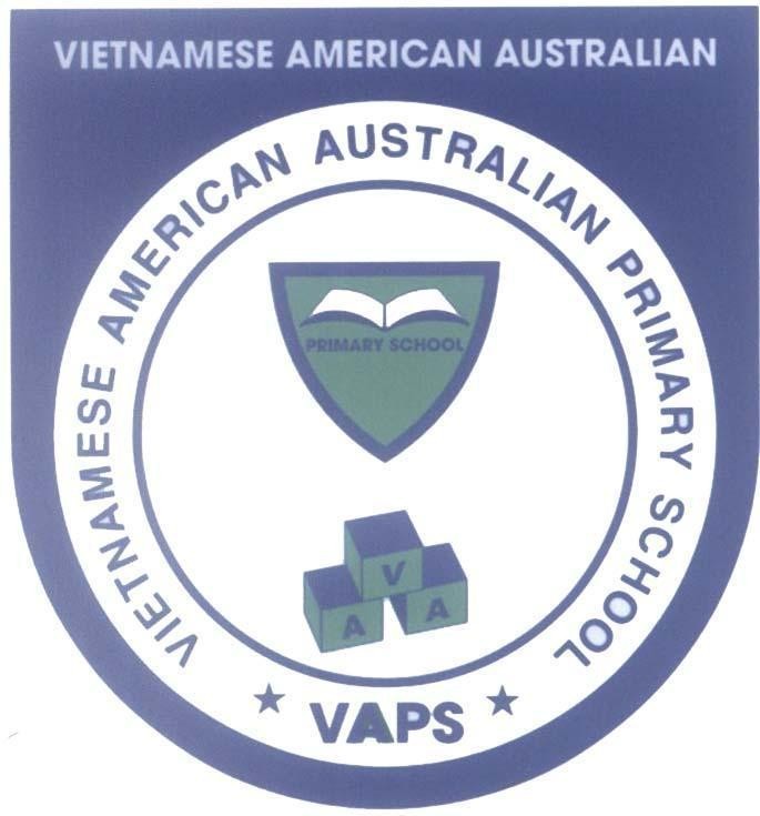 Mẫu nhãn hiệu VIETNAMESE AMERICAN AUSTRALIAN PRIMARY SCHOOL VAPS V A A