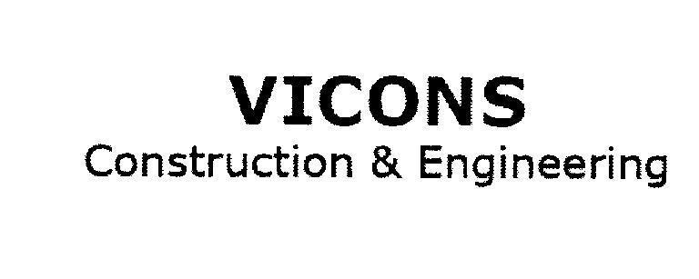 Mẫu nhãn hiệu VICONS Construction & Engineering